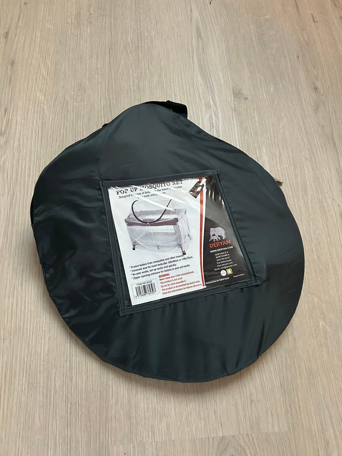 Deryan Pop-Up Klamboe Reisbedje - Nieuw in verpakking, Ophalen, Zo goed als nieuw, Reisbedje