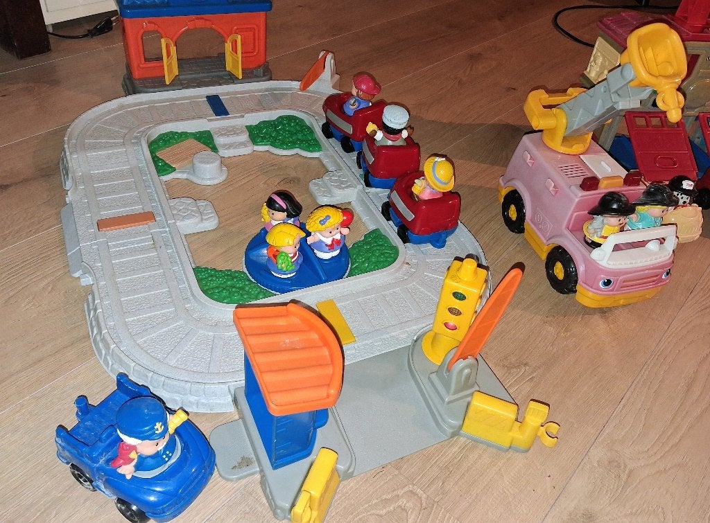 Grote Fisher-Price Little People, trein, boerderij etc, Kinderen en Baby's, Ophalen, Gebruikt, Speelset