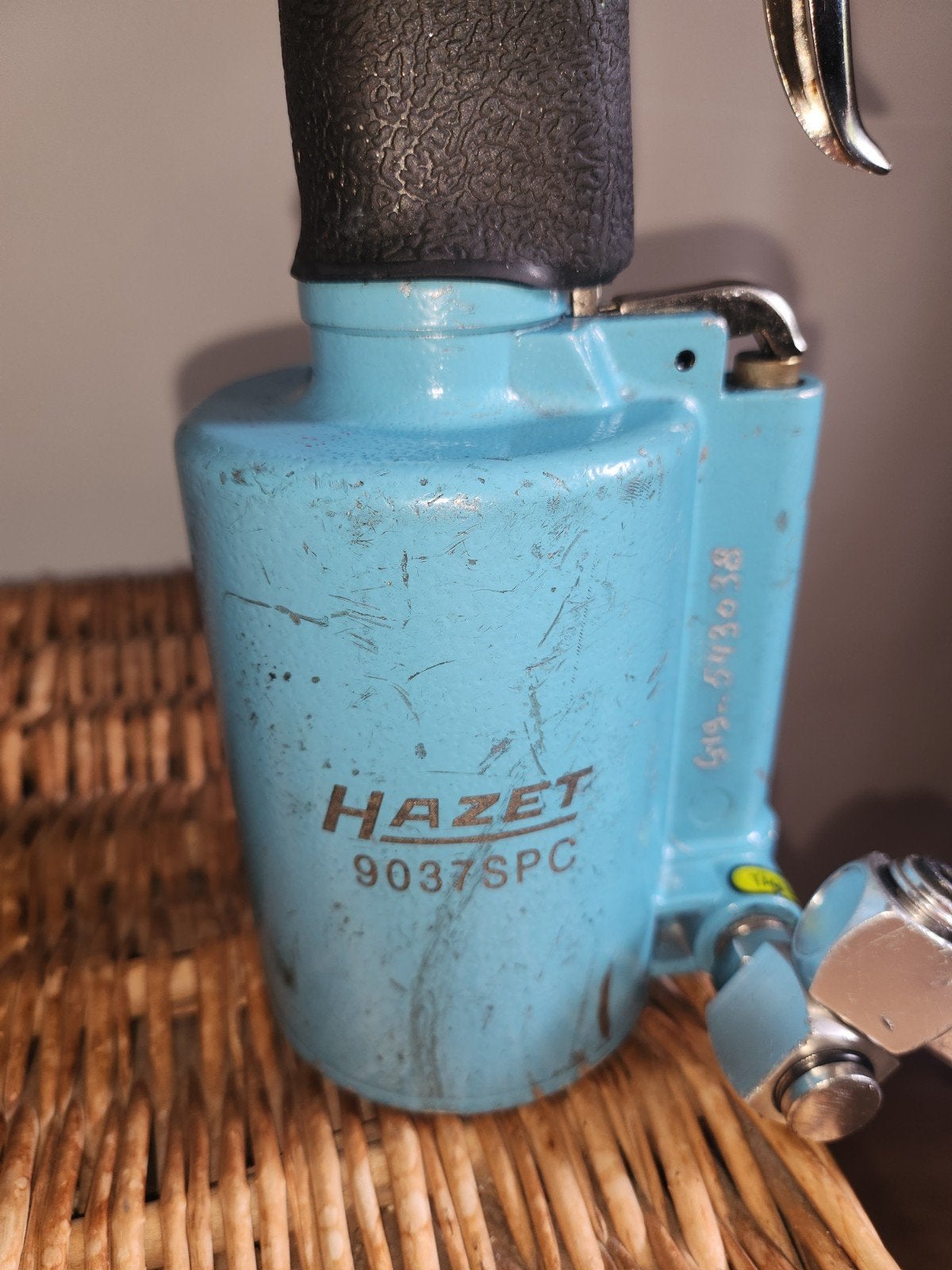 Hazet 9037SPC Pneumatische blindklinknageltang, Doe-het-zelf en Verbouw, Gereedschap | Handgereedschap, Ophalen of Verzenden, Gebruikt