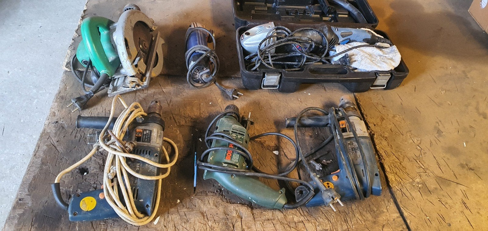 Partij elektrisch gereedschap en apparaten, Ophalen of Verzenden, Gebruikt