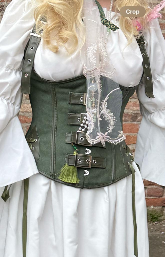Stunning corset with leather details, Ophalen of Verzenden, Nieuw, Carnaval