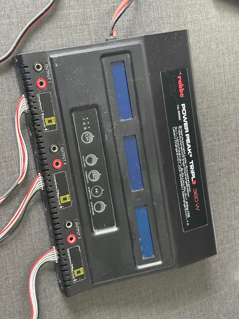 Robbe Power Peak Triple 360W EQ-BID Lader, Ophalen of Verzenden, Gebruikt