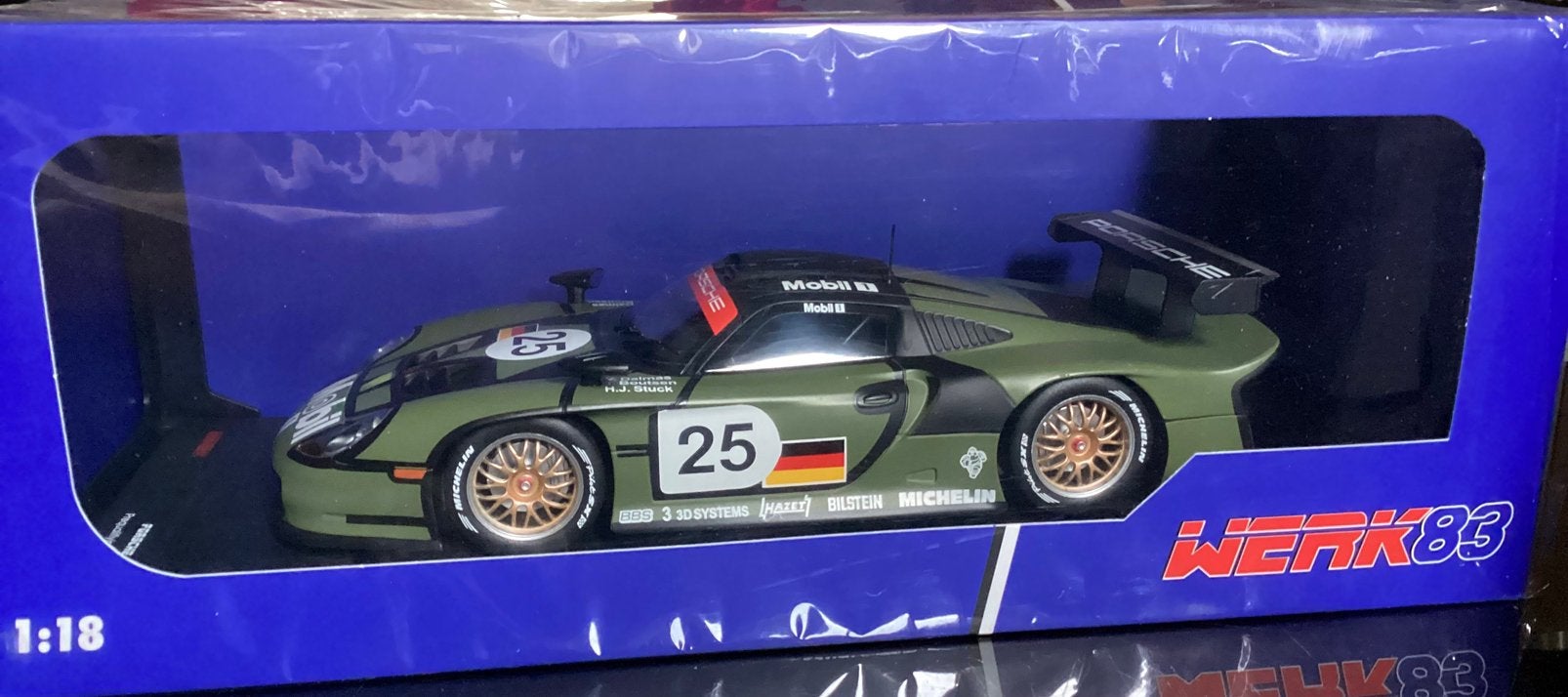 Porsche 911 GT1   Le Mans, Ophalen of Verzenden, Zo goed als nieuw, Auto, Overige merken