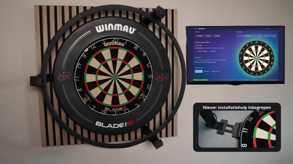 Autodarts Complete set met Licht Ring | 3D Dart Store, Sport en Fitness, -, Overige typen, Nieuw, Ophalen of Verzenden
