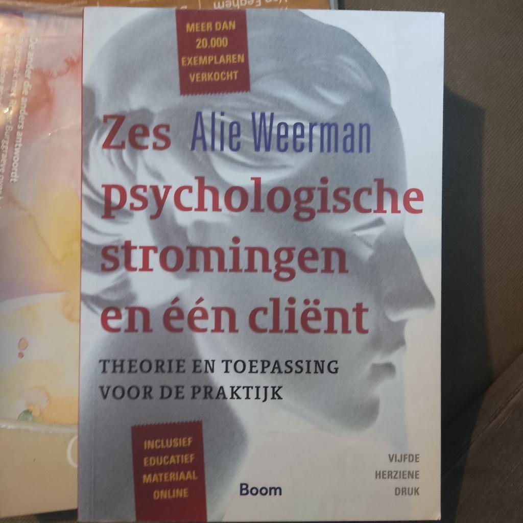 Zes psychologische stromingen en één cliënt - Alie Weerman, Boeken, Ophalen of Verzenden, Gelezen, Klinische psychologie, Alie Weerman