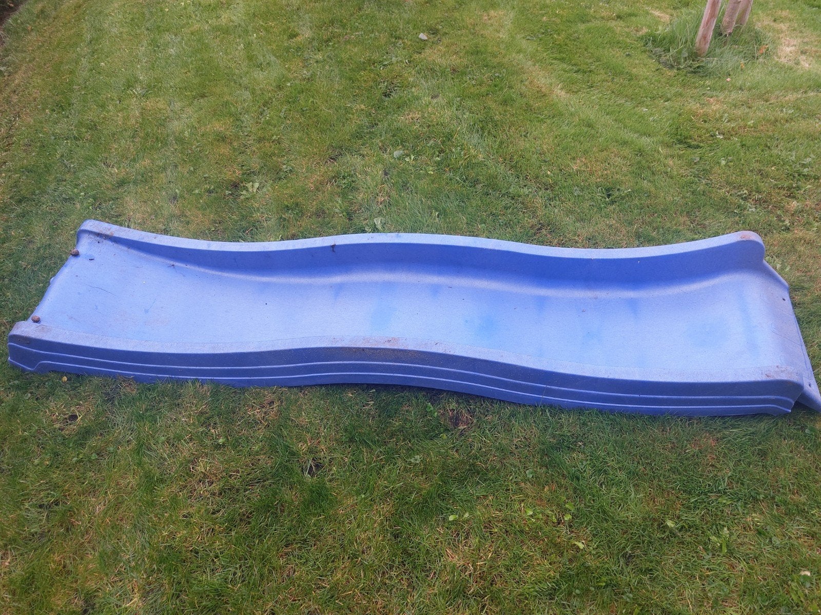 Blauwe glijbaan voor in de tuin, Ophalen, Gebruikt