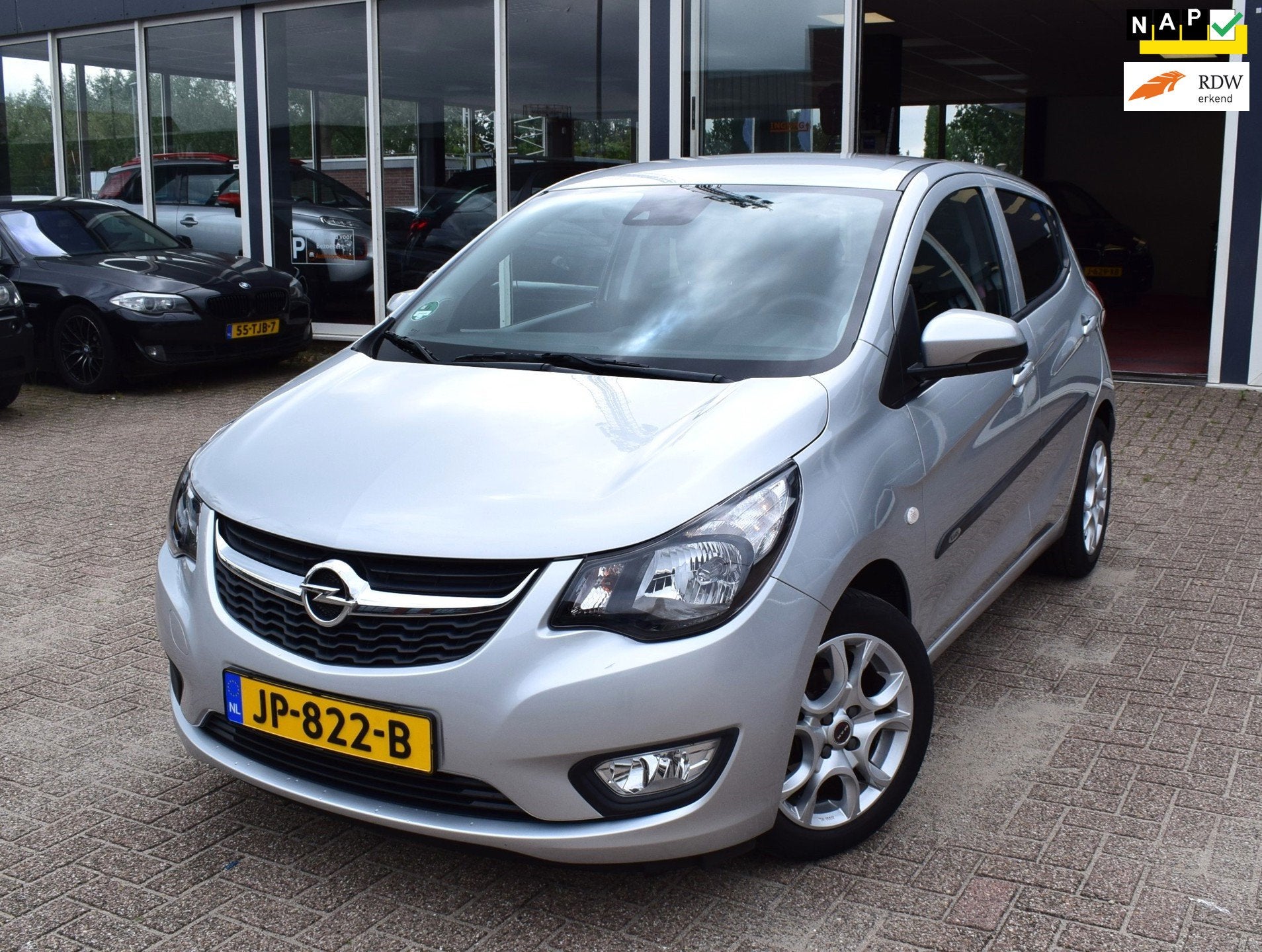 Opel KARL 1.0 ecoFLEX Edition NAP| AUTOMAAT | AIRCO | AUDIO, 839 kg, Stof, Gebruikt, Traction-control