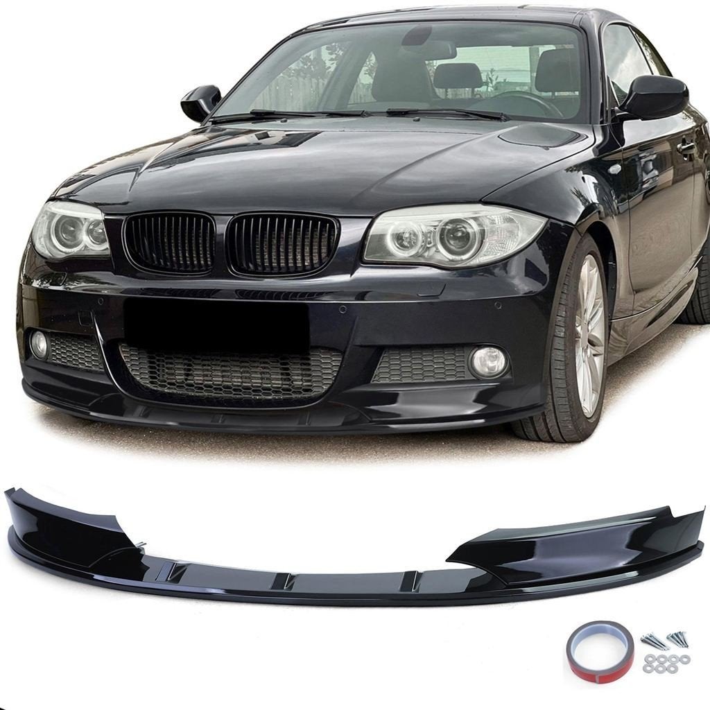 Spoiler Splitter Voor BMW 1 Serie E82 E88 M Pack Glans Zwart, Verzenden, Automotive Parts, A.parts@hotmail.nl, Trasmolenlaan 12 3447 GZ Woerden