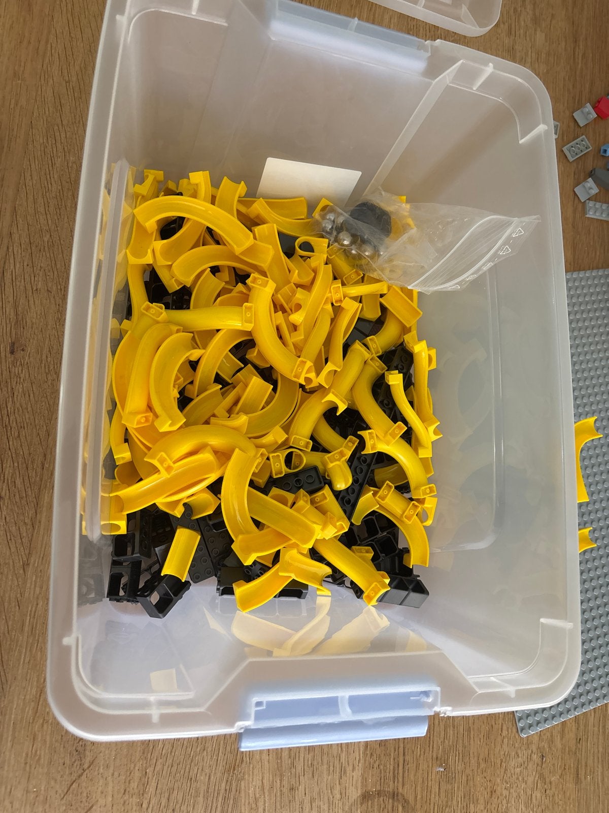 Hubelino pi knikkerbaan uitbreiding voor LEGO, Gebruikt, Lego, Overige typen, Inclusief instructies