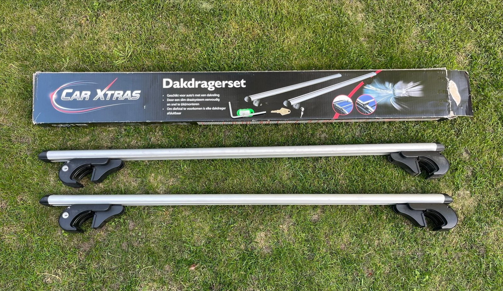 Universele dakdragerset - Car Xtras, Ophalen, Zo goed als nieuw