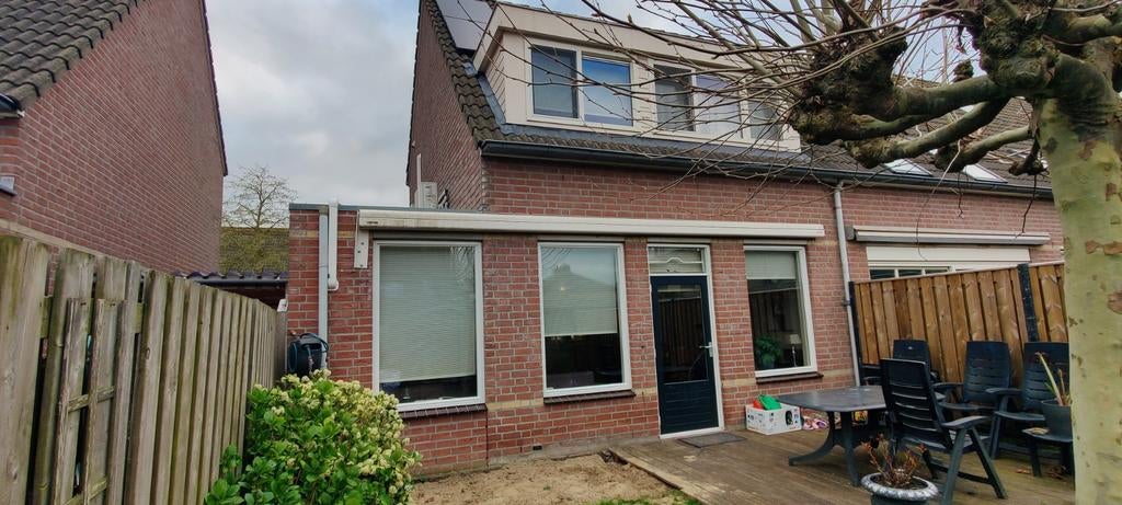 Raamkozijnen en deur met kozijn (uitbouw), Doe-het-zelf en Verbouw, Kozijnen en Schuifpuien, Gebruikt, Deurkozijn, 225 cm of meer