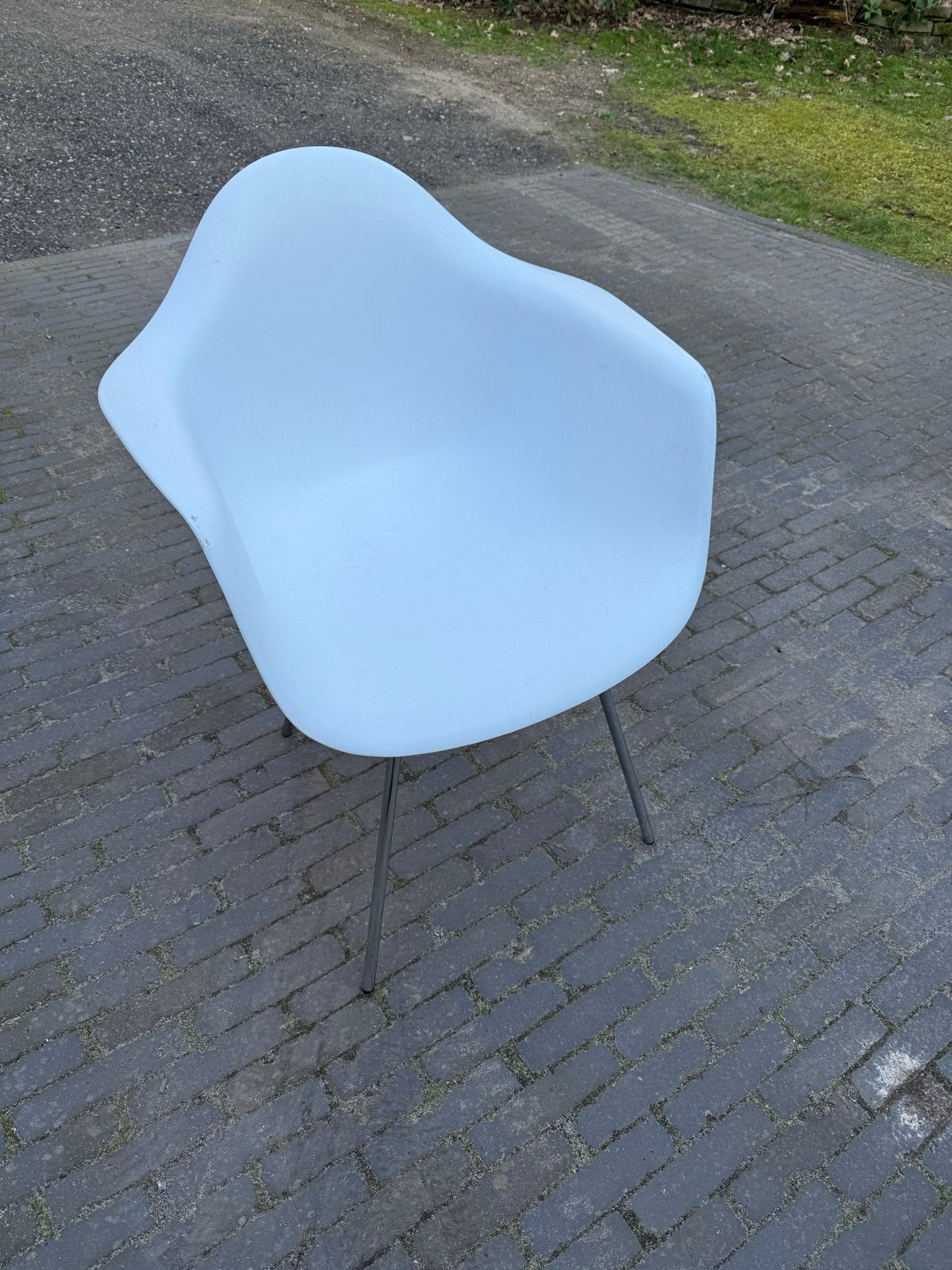 Design stoel - Wit 5 stuks, Huis en Inrichting, Kunststof, Gebruikt, Wit, Ophalen of Verzenden
