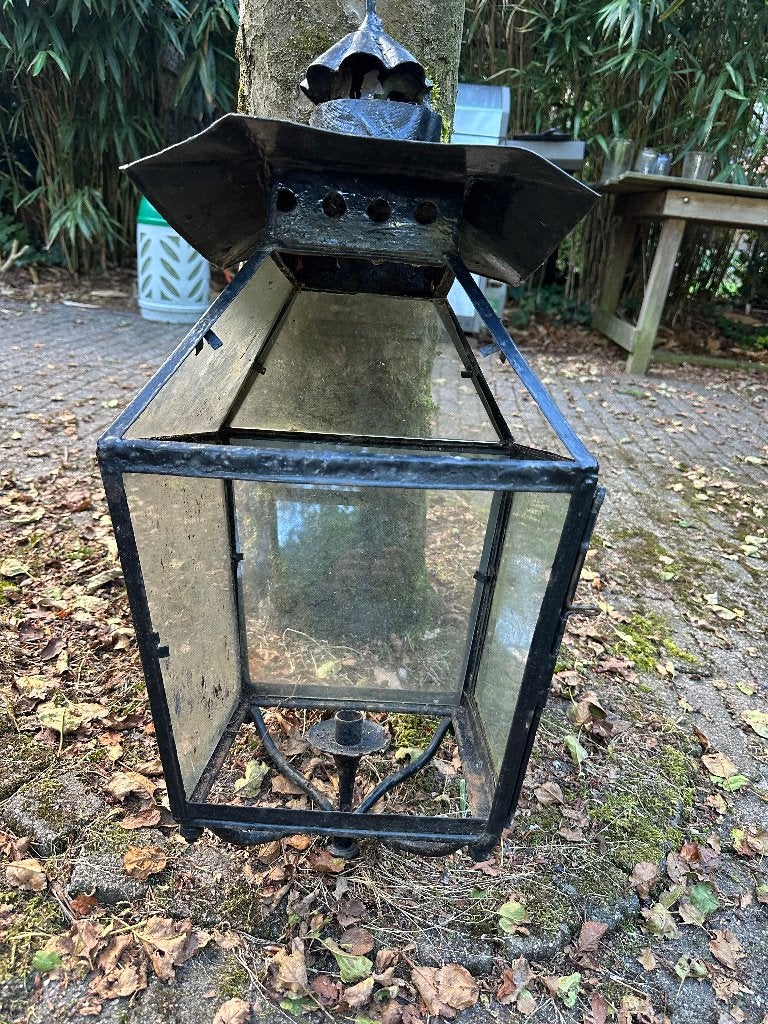 Originele antieke stallantaarn, Ophalen