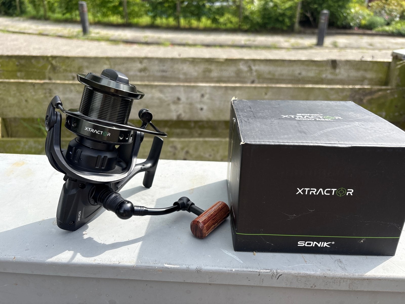 Sonik Xtractor 5000 reel en 10ft 3.25lb hengel, Ophalen of Verzenden, Zo goed als nieuw