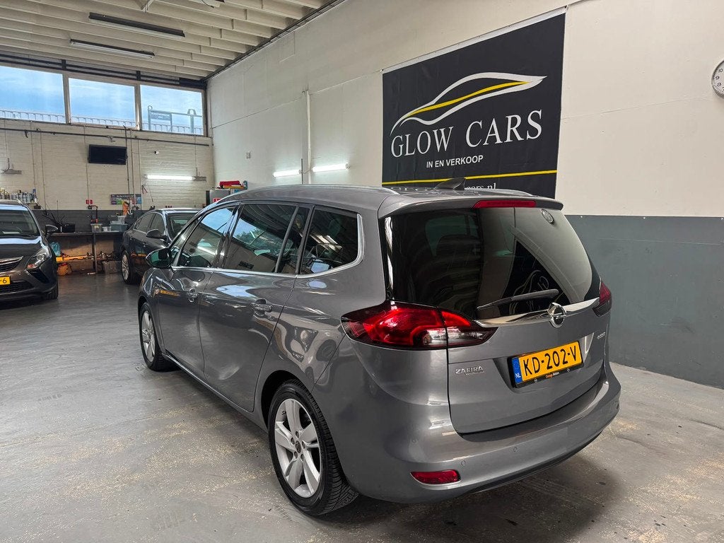 Opel Zafira 1.4 Bi-Fuel Turbo Edition 7p. AIRCO|CAMERA|NAVI|, Auto's, Opel, Gebruikt, 4 cilinders, 7 stoelen, Bedrijf