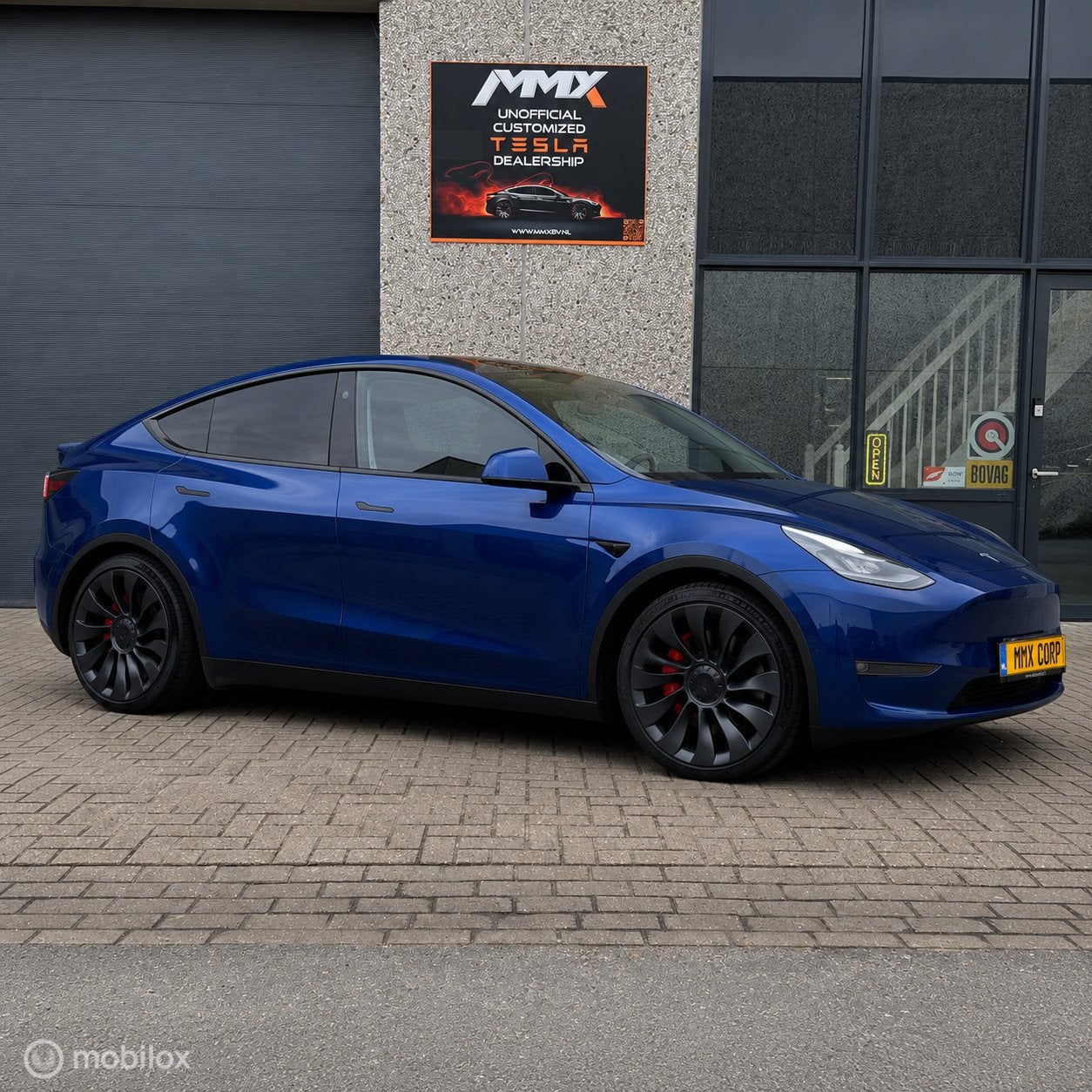 Tesla Model Y Performance + MMX PACK + IAP + 21" + SOH 94.4%, Automaat, 514 km, Gebruikt, Zwart