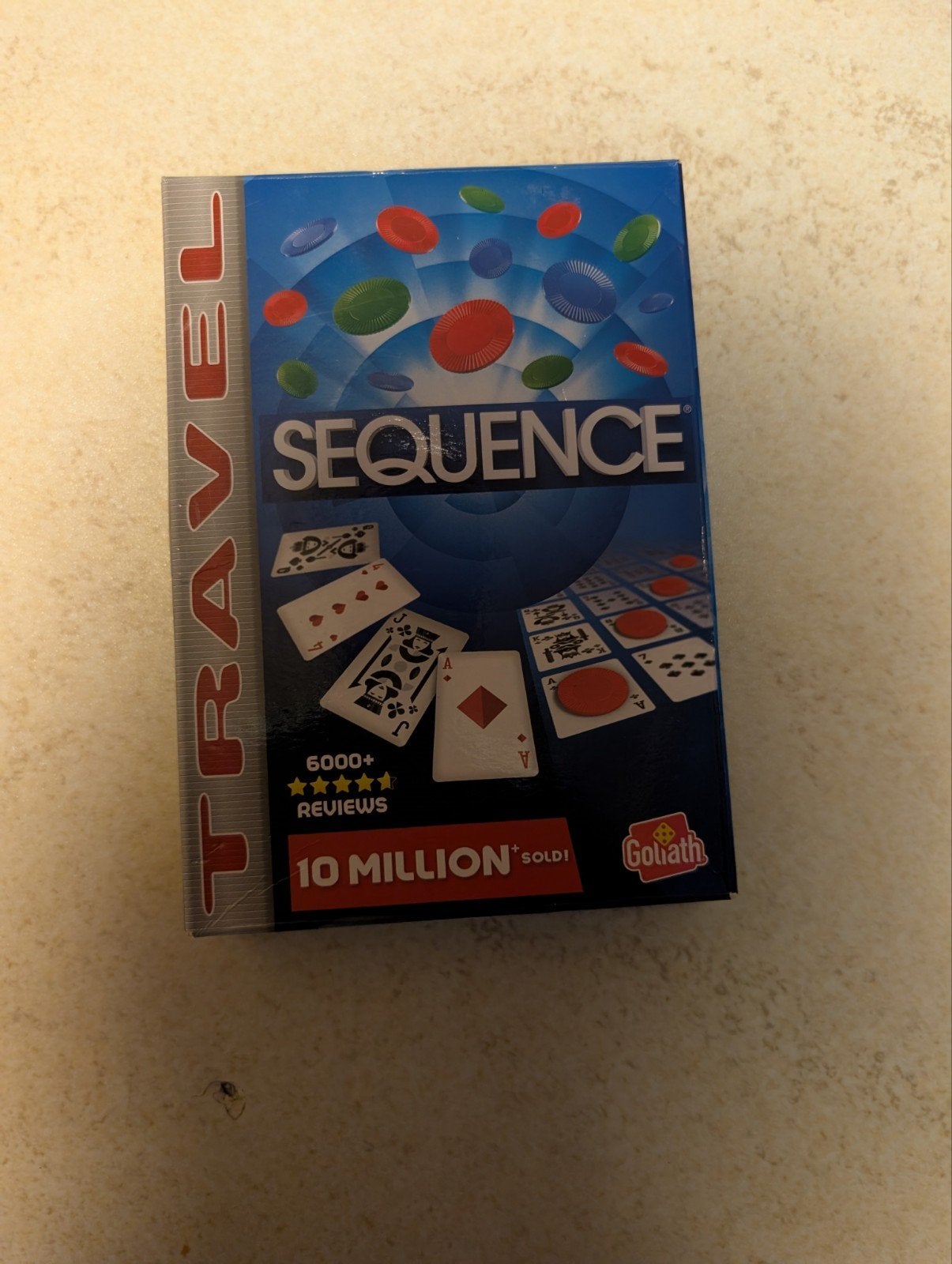 Sequence Travel Gezelschapsspel - Goliath, Een of twee spelers, Ophalen of Verzenden, Gebruikt, Goliath