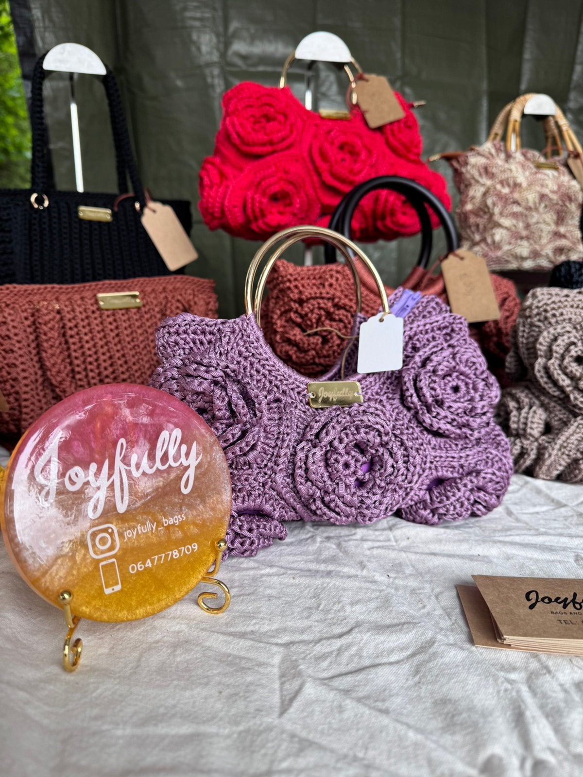 Handgemaakte bruiloft bloemen tas, Ophalen of Verzenden, Nieuw, Roze, Handtas