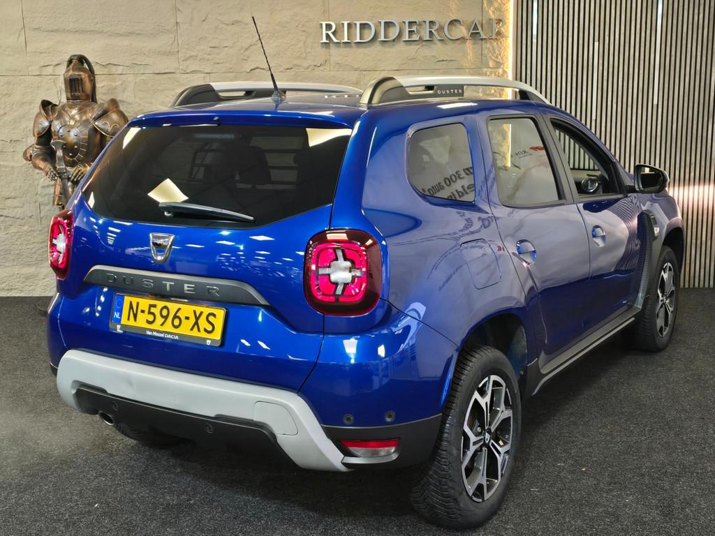 Dacia Duster 1.3 TCe Prestige 4WD|GARANTIE|CRUISE|LEDER|NAVI, Voorwielaandrijving, Gebruikt, Euro 6, Blauw