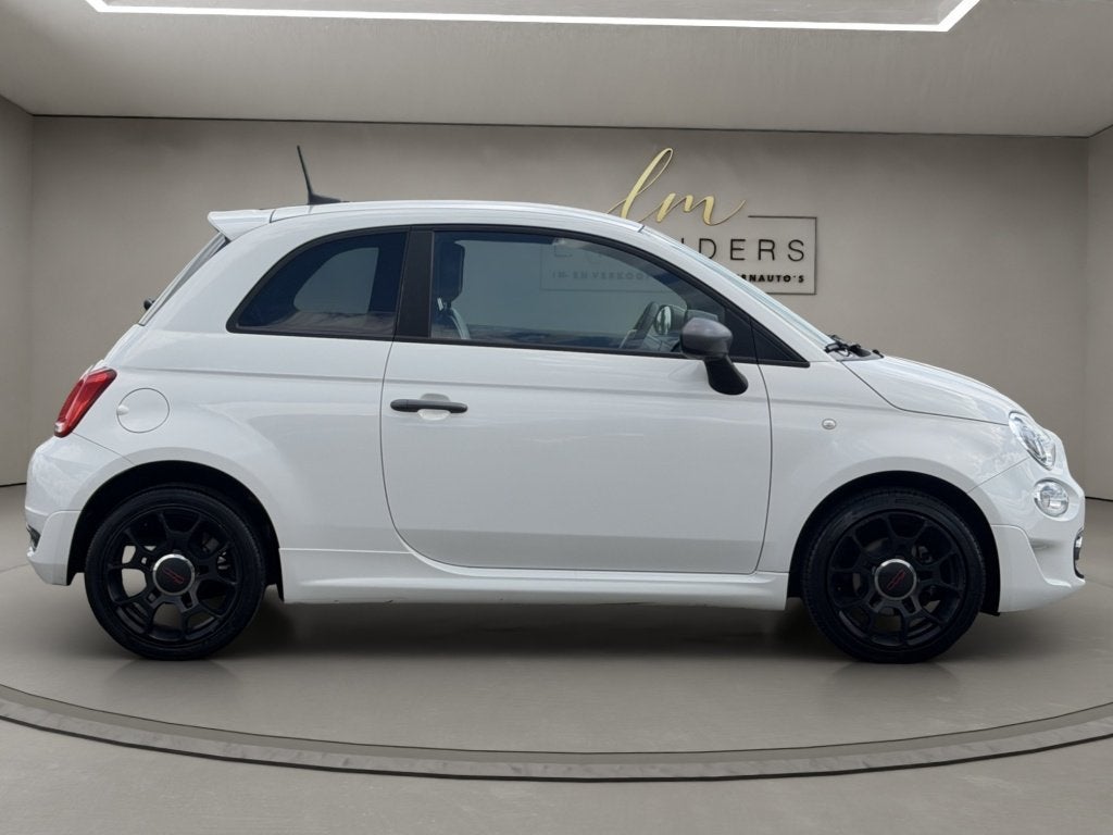 Fiat 500 1.2 Sport 2019 Wit | Apple CarPlay | Airco | PDC, Auto's, Keurmerk '100% Onderhouden', Gebruikt, 4 cilinders, Leder en Stof