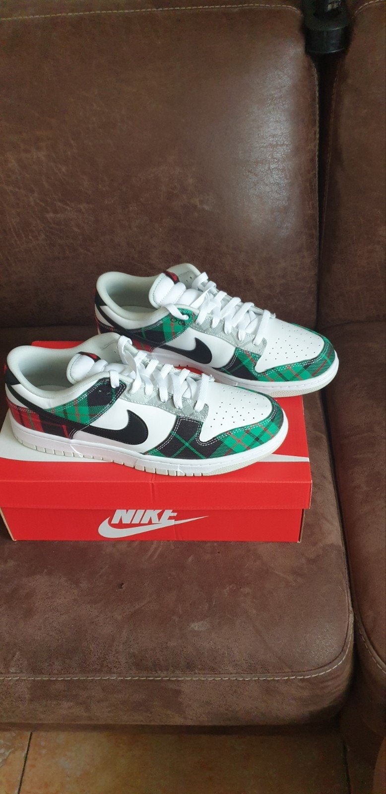 Nike Dunk Low Retro PRM Tartan Plaid - Maat 45 Ongedragen, Overige kleuren, Nike, Nieuw, Ophalen of Verzenden