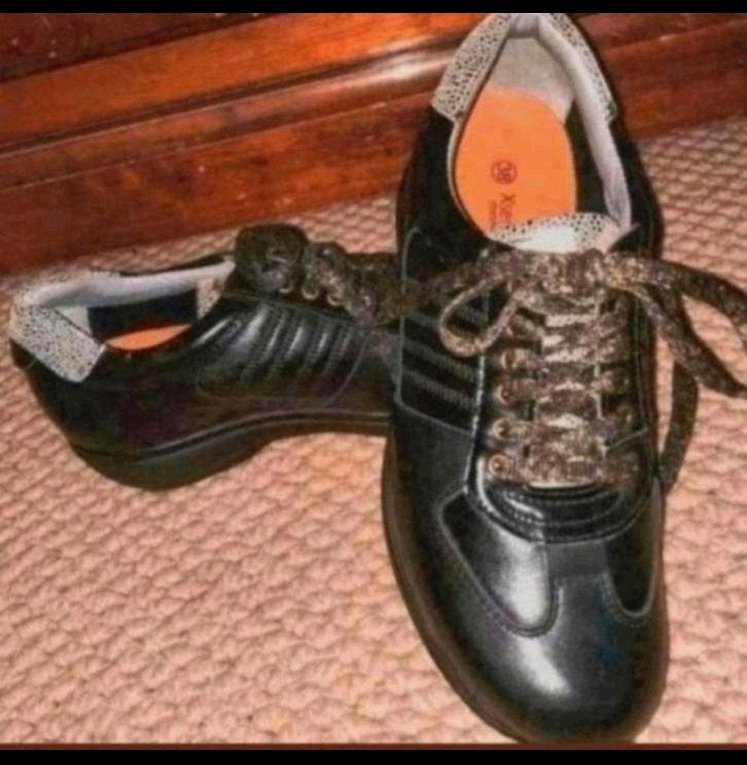 Nieuwe zwarte Xsensible England lichtgewicht sneakers 38, Xsensible, Verzenden, Zwart, Nieuw