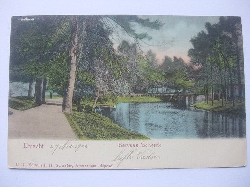 P331 Utrecht - Servaas Bolwerk - 1902, Verzenden, Voor 1920, Gelopen, Utrecht