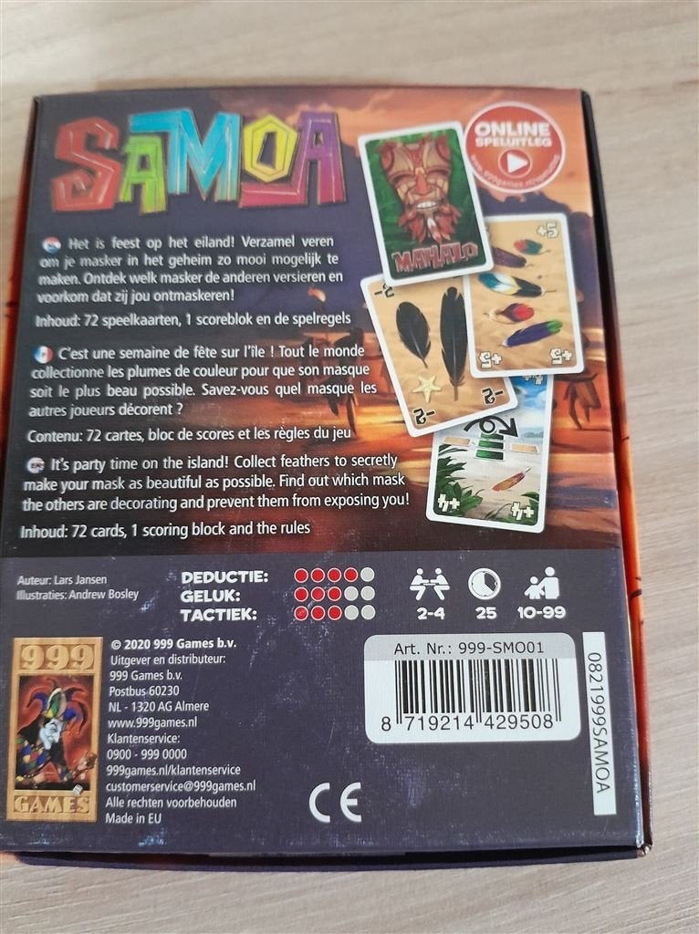 Samoa - 999 games - s4036, Verzenden, Zo goed als nieuw
