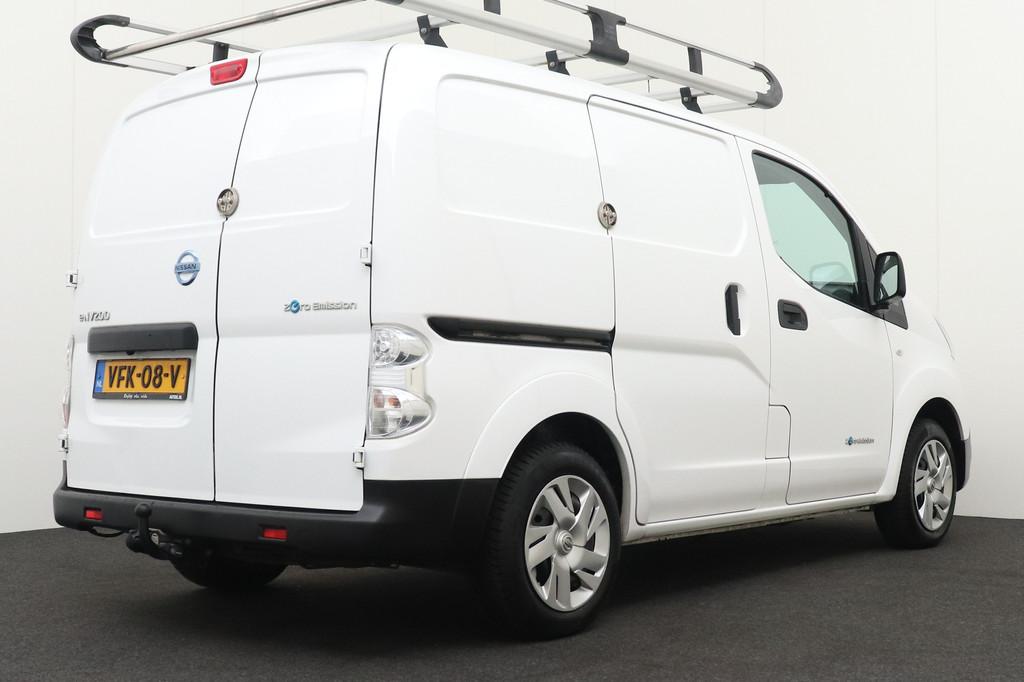 Nissan E-NV200 Business 40 kWh Camera Trekhaak Stoelverw. Na, Auto's, Bestelauto's, Gebruikt, Zwart, Wit, Origineel Nederlands