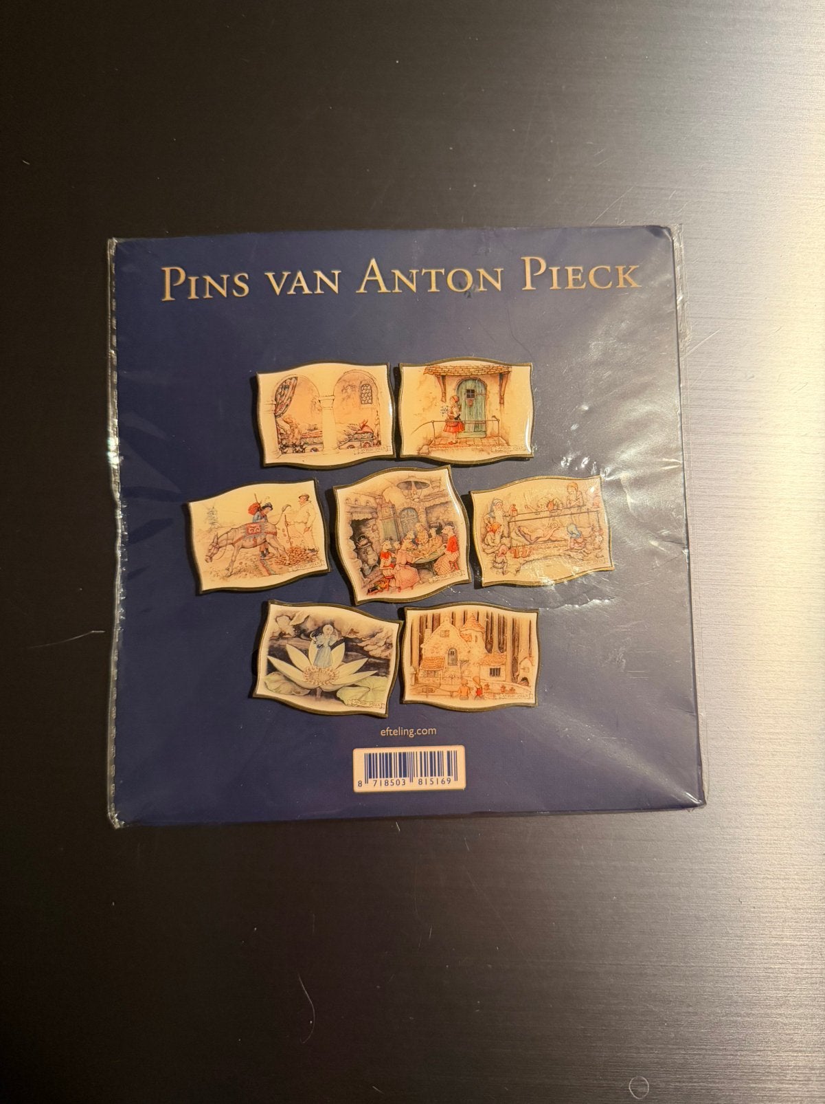 Efteling pinset pins van Anton Pieck, Ophalen of Verzenden, Overige typen
