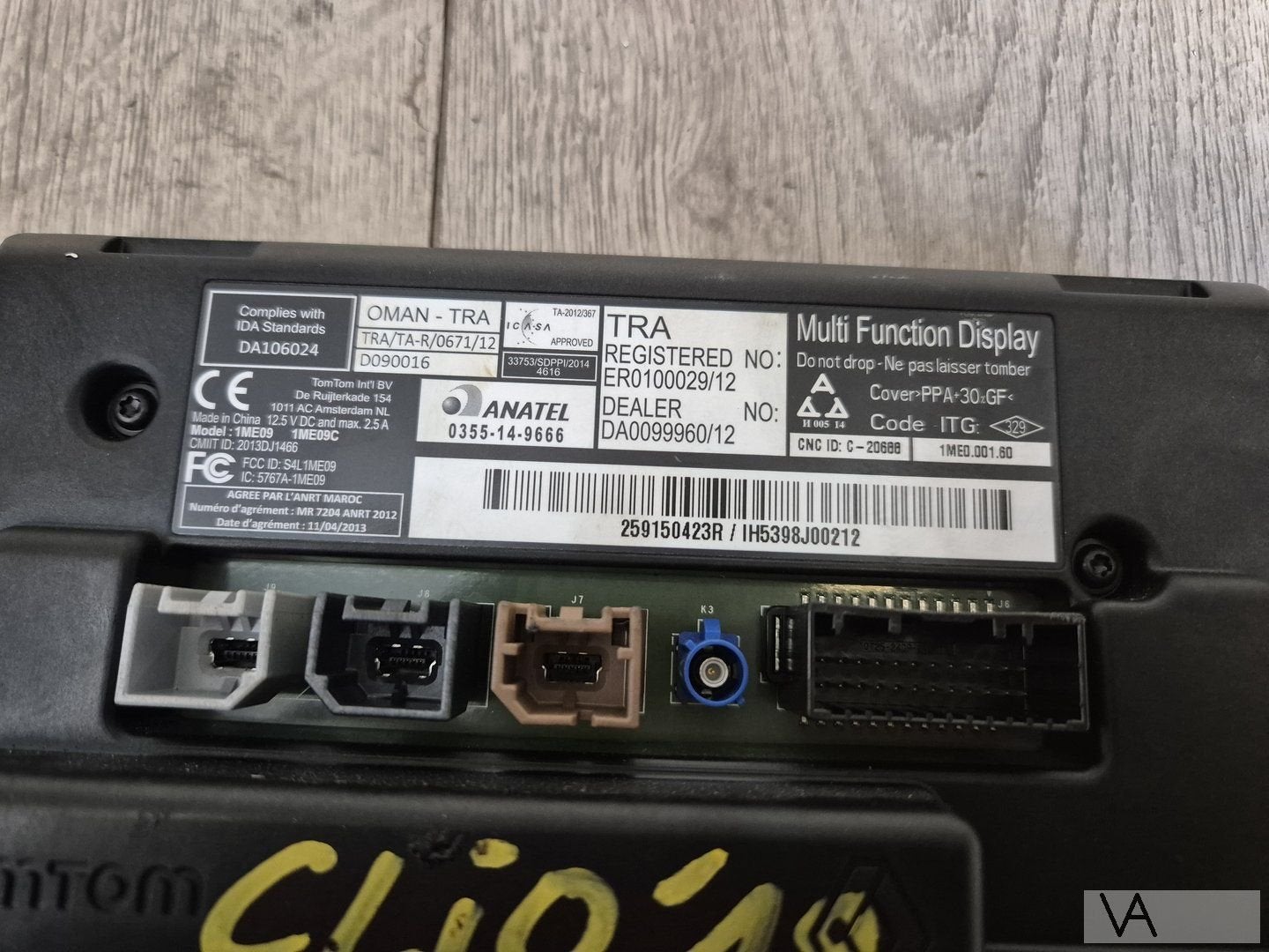 Renault Clio 4 Captur Kangoo Twingo 3 display 259150423r €50, Gebruikt, -, Renault, -