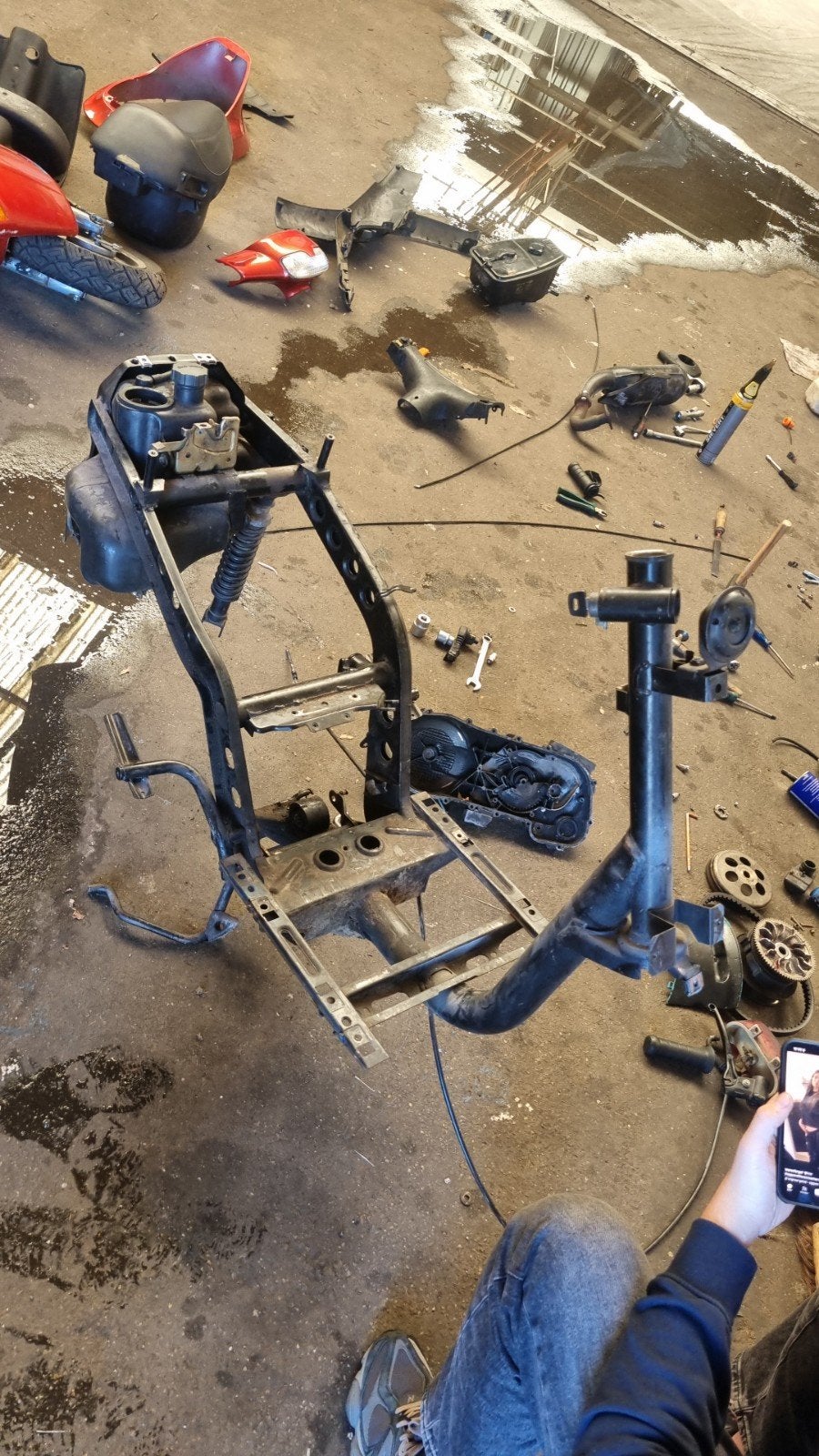 piaggio skr onderdelen, Ophalen of Verzenden, Gebruikt