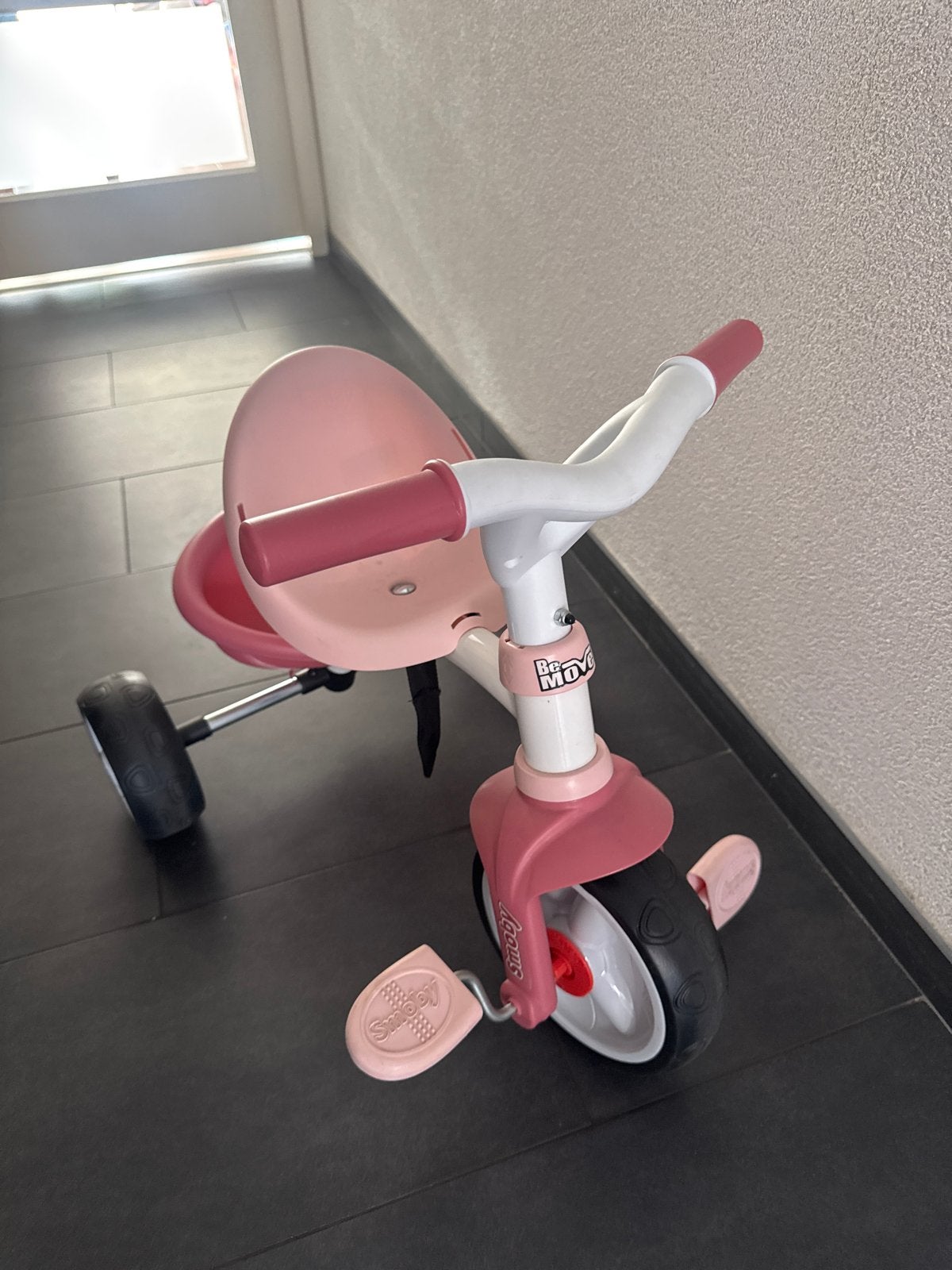 Smoby driewieler roze - Zo goed als nieuw, Ophalen, Zo goed als nieuw, Overige typen