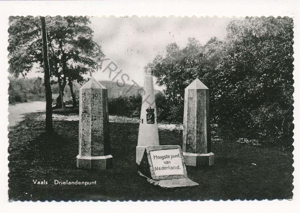 Vaals - Drielandenpunt [003-6037, Verzamelen, Ophalen of Verzenden, 1960 tot 1980, Gelopen, Limburg