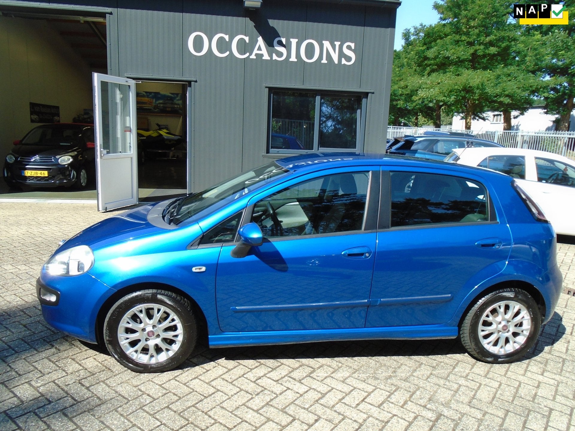 Fiat Punto Evo 1.3 M-Jet Dynamic, Auto's, Fiat, Voorwielaandrijving, Gebruikt, Zwart, 4 cilinders
