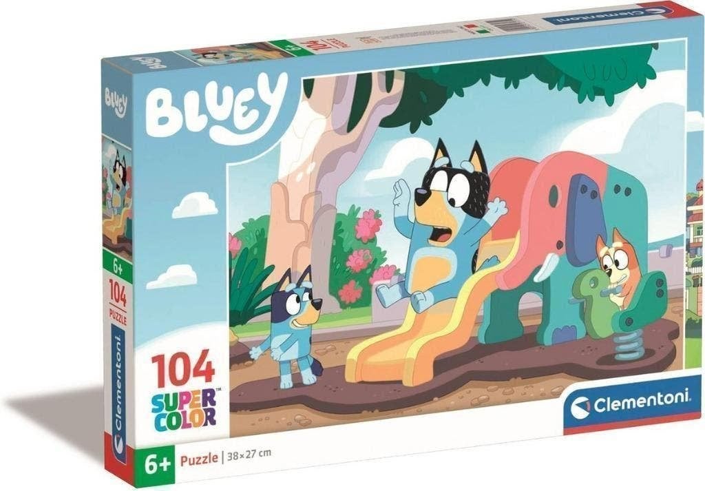 Bluey Puzzel - 104 stukjes - Clementoni Legpuzzel, Ophalen of Verzenden, Meer dan 50 stukjes, Nieuw, 6 jaar of ouder