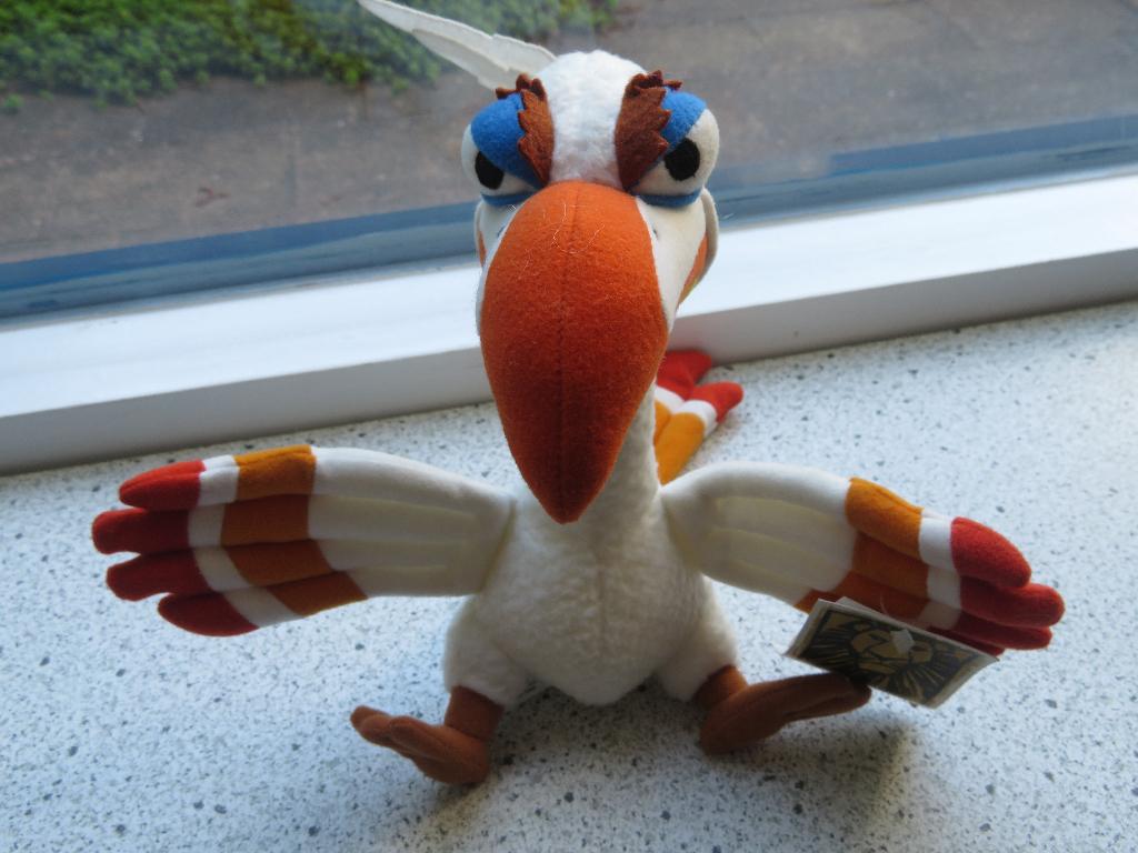 Disney ZAZU Bird van The Lion King The Broadway Musical, Disney, Disney, Overige typen, Ophalen of Verzenden