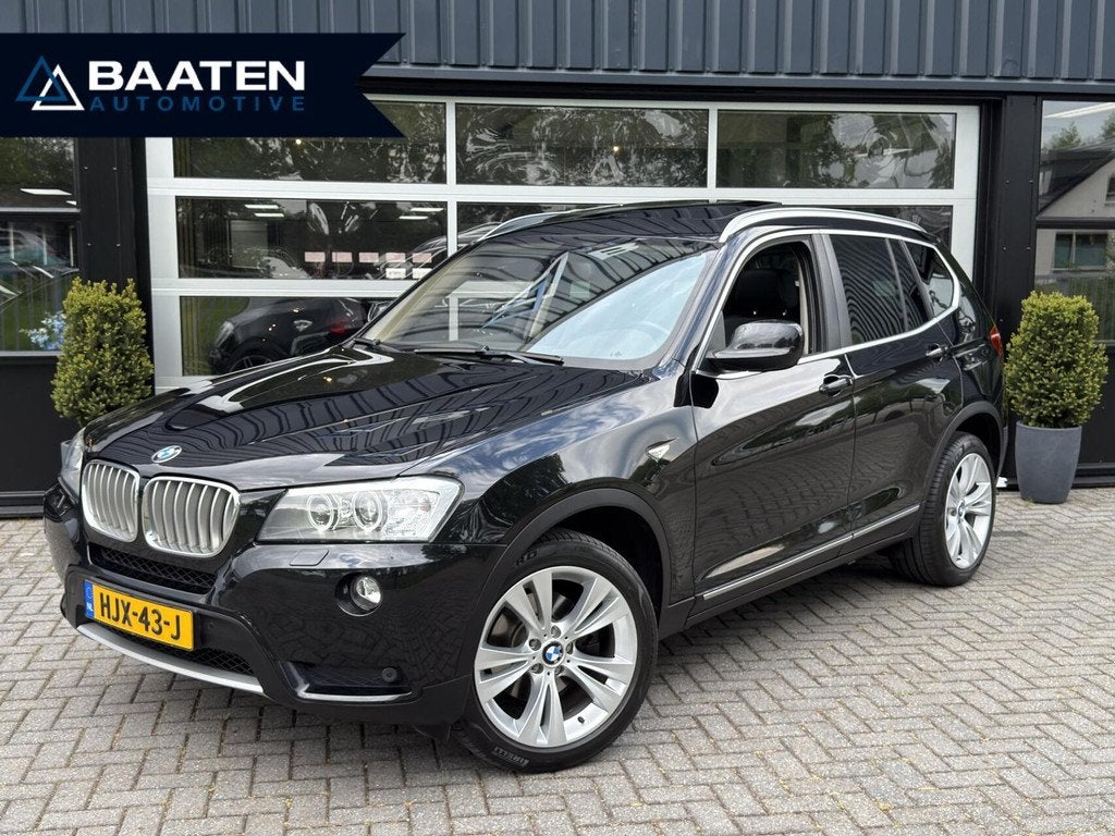 BMW X3 xDrive35i 306 PK High Executive|Leder|Pano|Head-up|Ca, Auto's, Automaat, Zwart, 2000 kg, Zwart