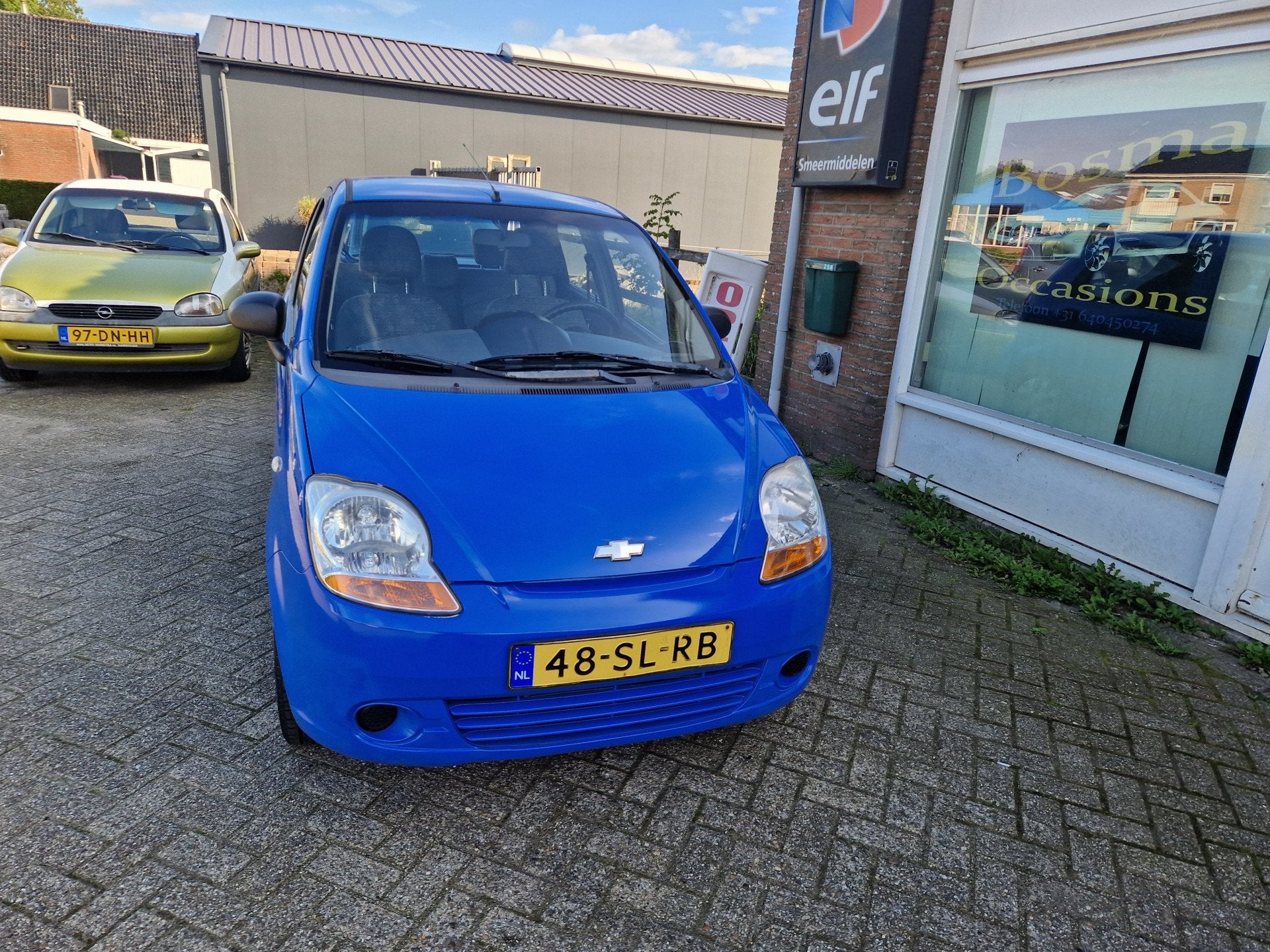 Chevrolet Matiz 0.8i ''Breeze'' Airco - Stuurbekrachtiging -, Auto's, Voorwielaandrijving, Stof, Gebruikt, Blauw