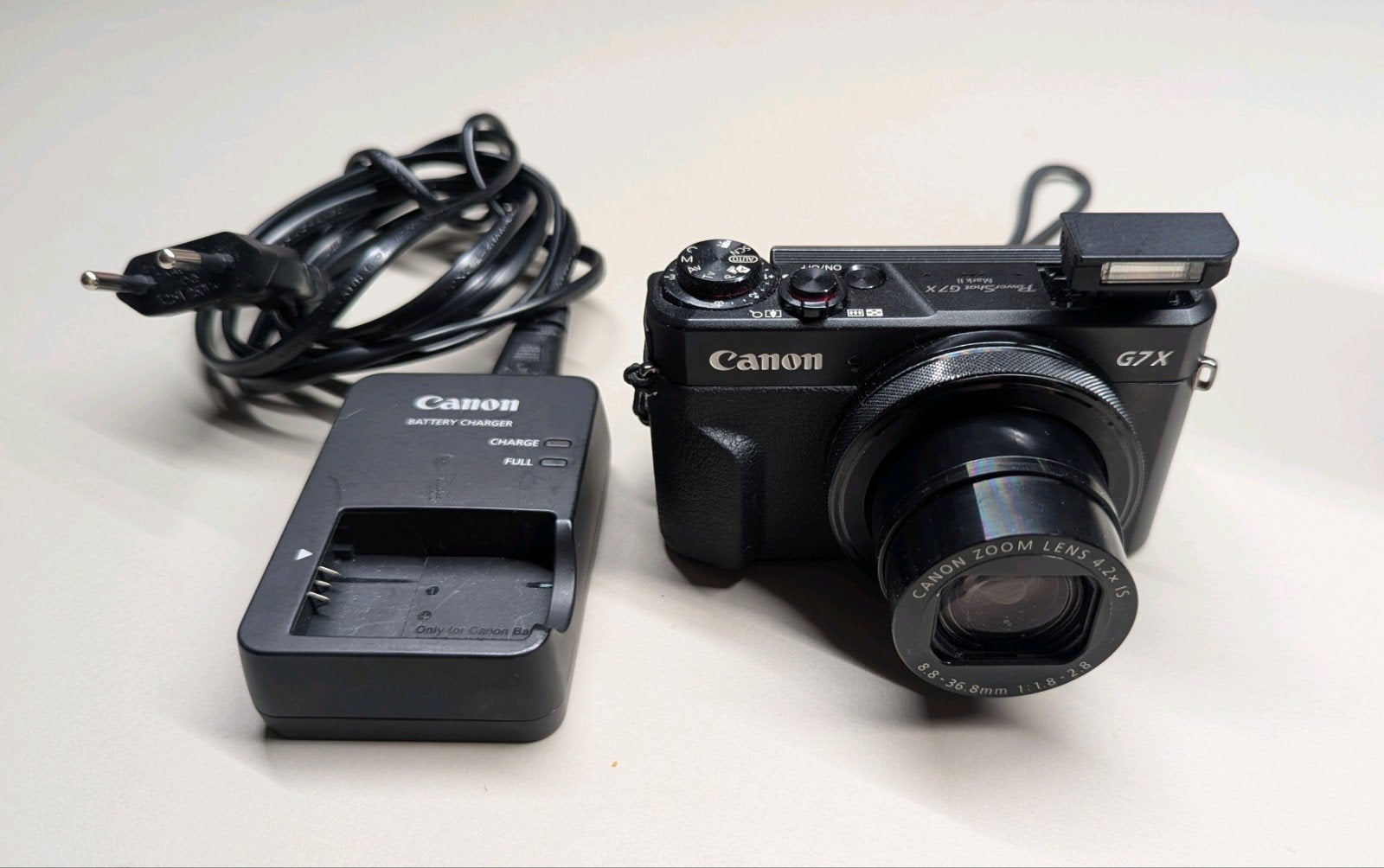 Canon PowerShot G7X Mark II Compactcamera, Gebruikt, Canon, Ingebouwde flitser, Ophalen of Verzenden