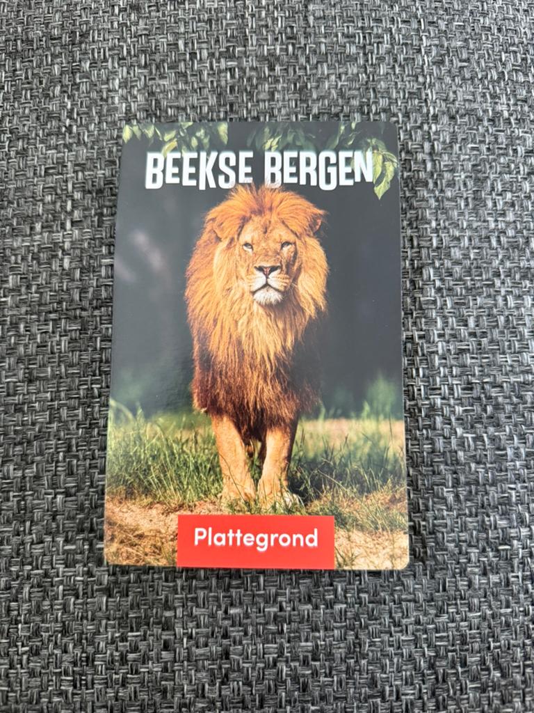 Beekse Bergen Dierentuin Plattegrond, Verzamelen, Ophalen of Verzenden, Nieuw, Dier of Natuur