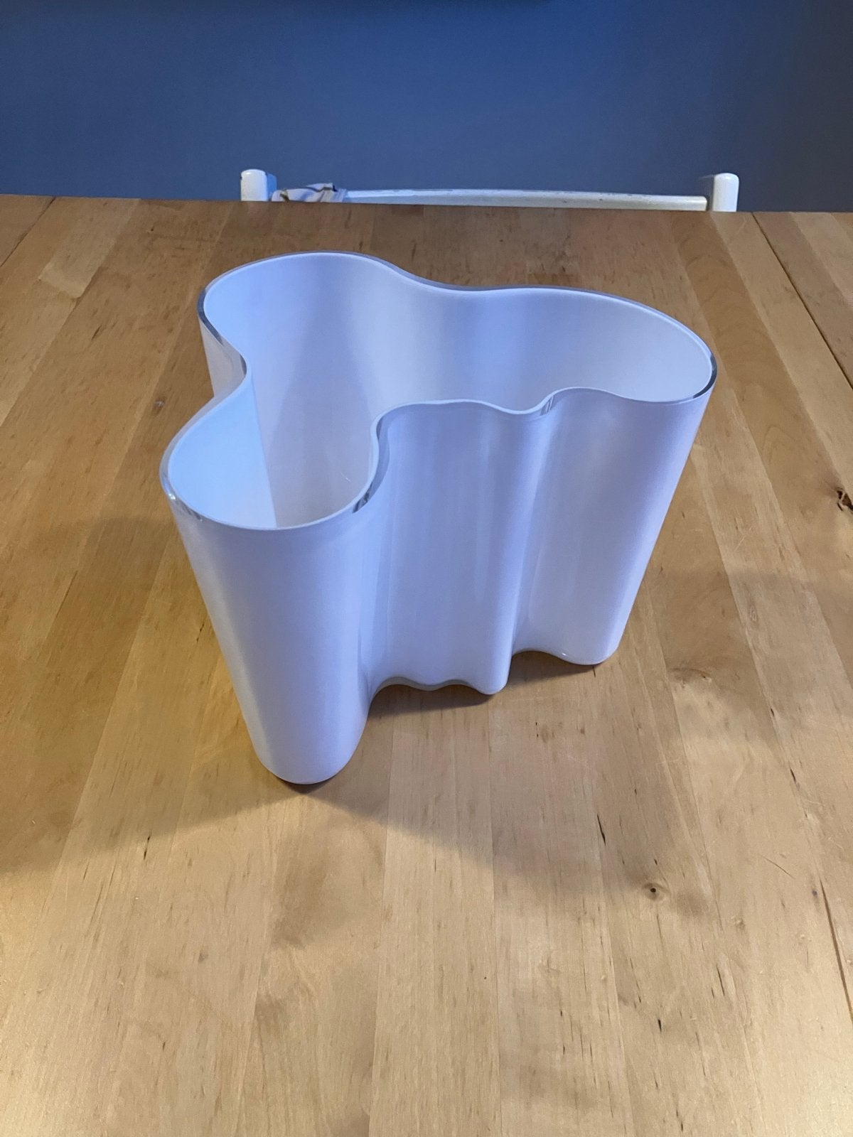 Iittala Aalto Vaas Savoy 160 mm - Zo goed als nieuw, Ophalen, Zo goed als nieuw, Wit, Glas
