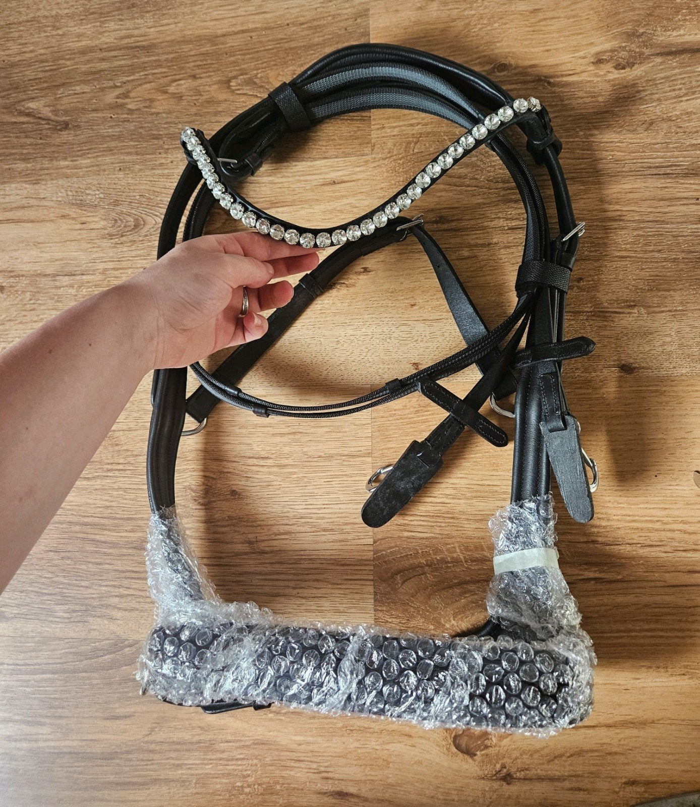 NIEUW Bitloos side-pull hoofdstel - maat FULL, Ophalen of Verzenden, Nieuw, Dressuur
