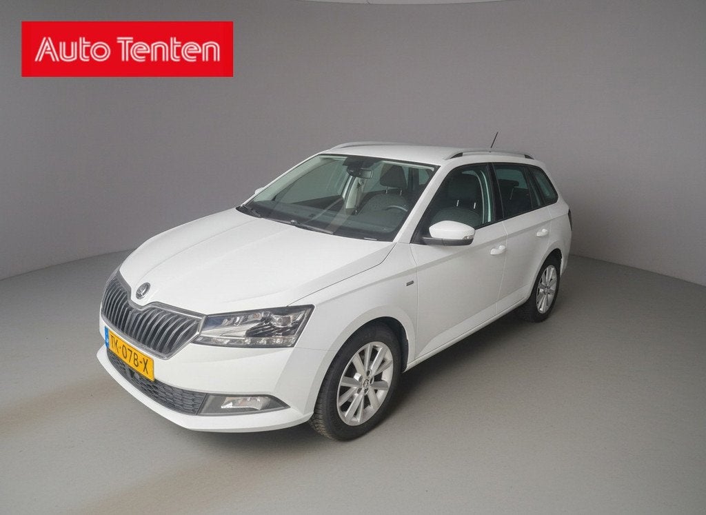 Skoda Fabia Combi 1.0 TSI Clever, Clima, PDC, Cruise, LM, Le, Stof, Gebruikt, Origineel Nederlands, Handgeschakeld