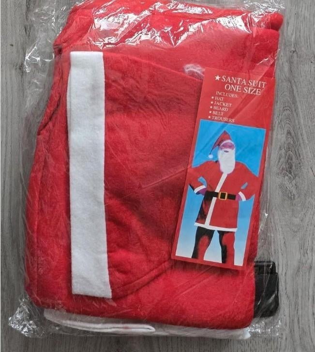 Kerstman + baard one size, Ophalen of Verzenden, Nieuw