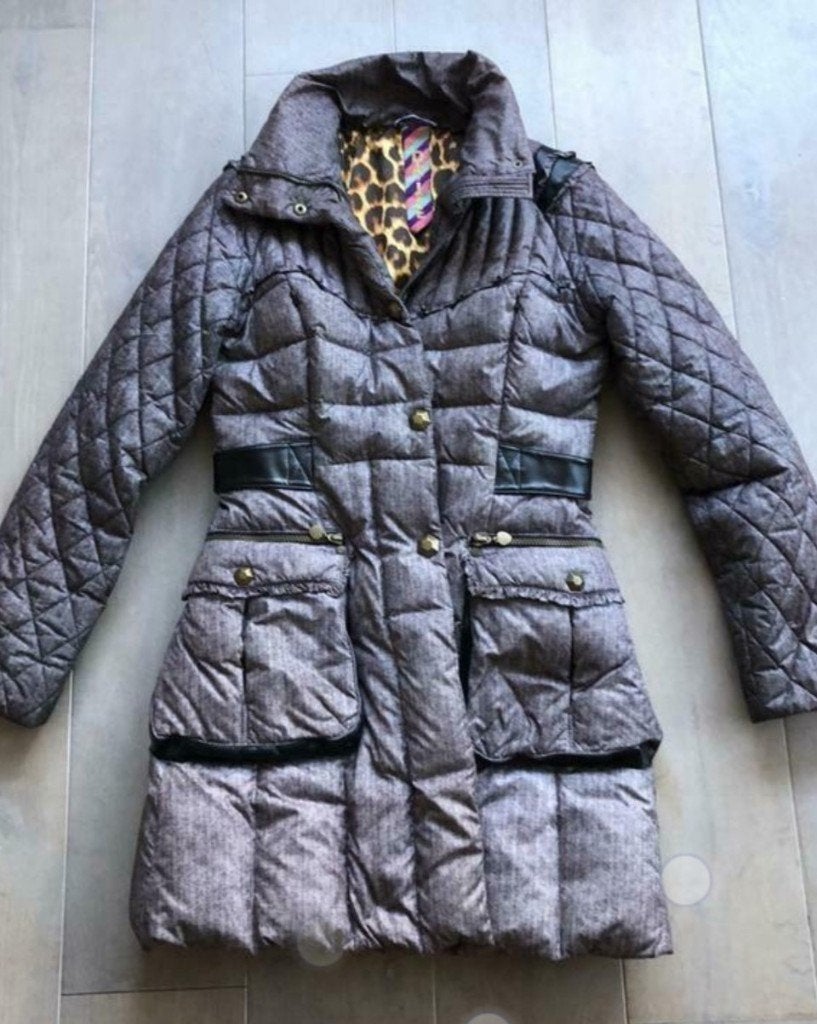 Daite Winterjas Paars Maat S, Kleding | Dames, Daite, Paars, Ophalen of Verzenden, Zo goed als nieuw