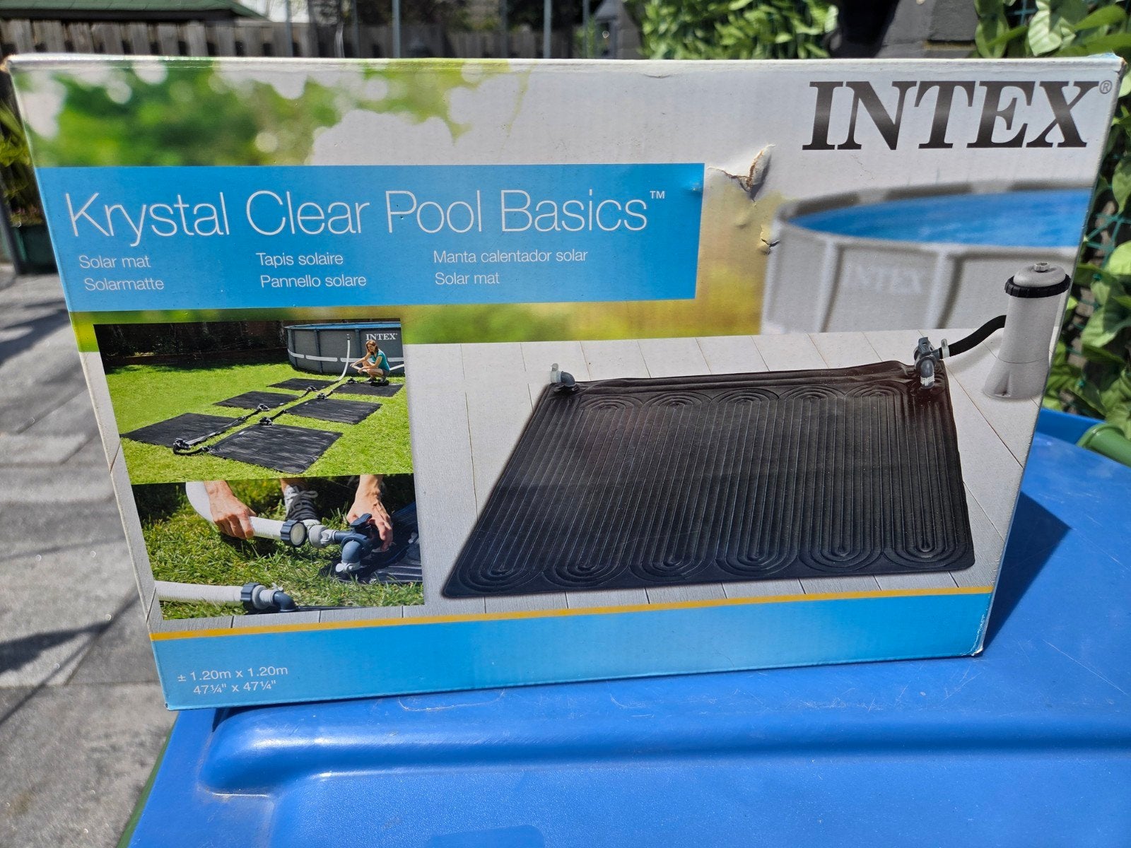 Intex Krystal Clear Pool Basics Solar Mat zwembadverwarming, Ophalen of Verzenden, Nieuw, Verwarming