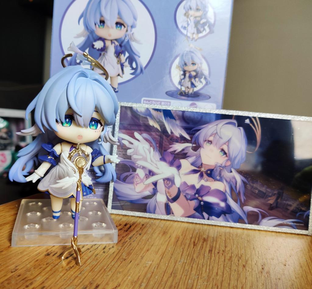 Honkai Star Rail Robin nendoroid + bonus anime figure, Ophalen of Verzenden, Zo goed als nieuw