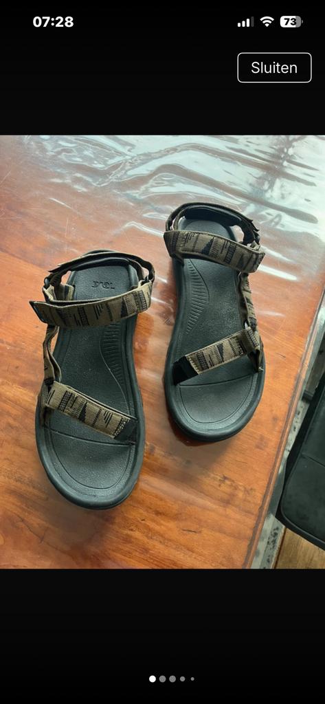 Teva heren sandalen maat 45.5, Ophalen, Overige kleuren, Overige typen, Zo goed als nieuw