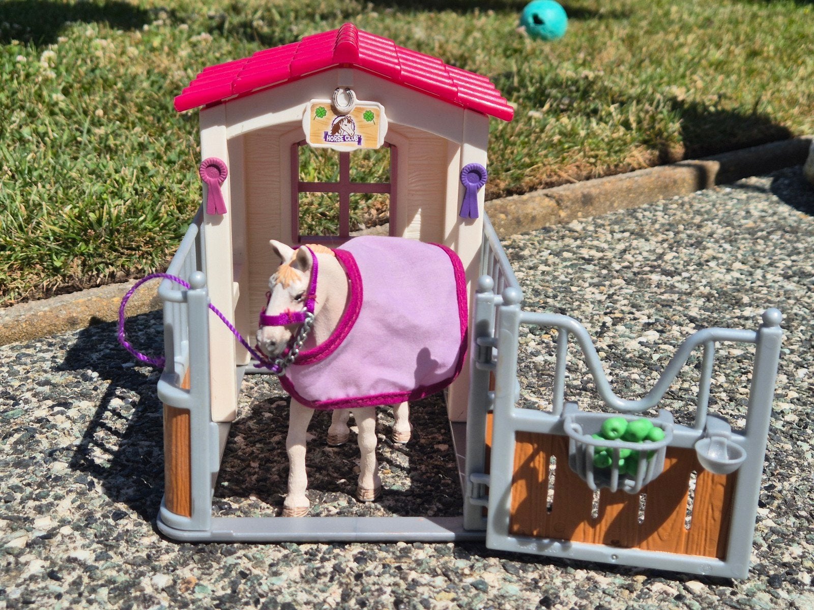 Schleich Paardenbox met Lusitano merrie, Ophalen of Verzenden, Zo goed als nieuw